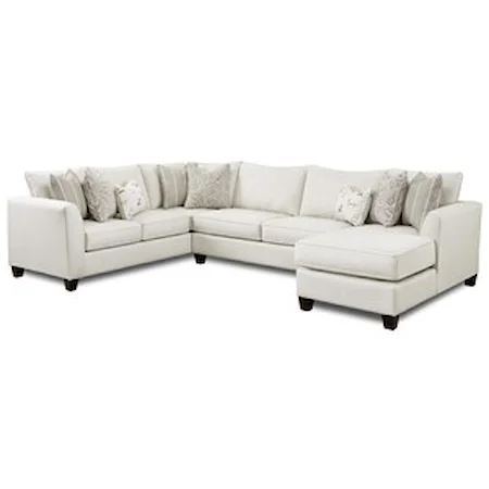 3-Piece Sleeper Sectional with Chaise